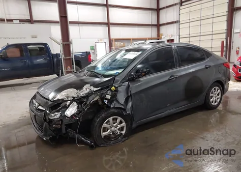 2012 Hyundai Accent Gls из США, поврежденный, VIN KMHCT4AE9CU084348